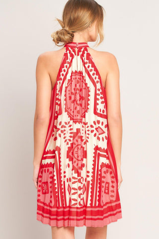 SUNSET MEDALLION WOVEN MINI DRESS - Glamourous Grace