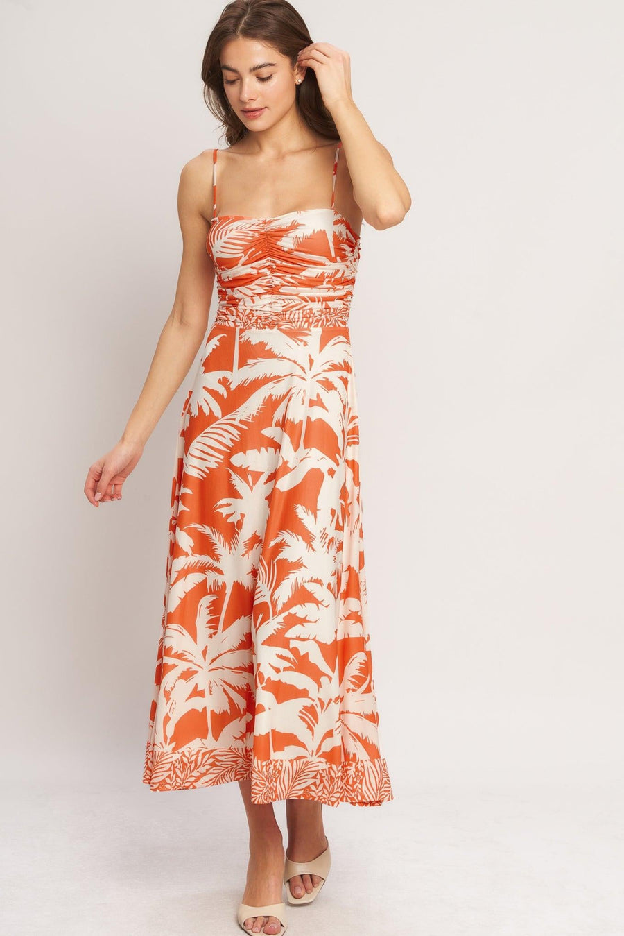 HEATWAVE RESORT POWER MESH MIDI DRESS - Glamourous Grace