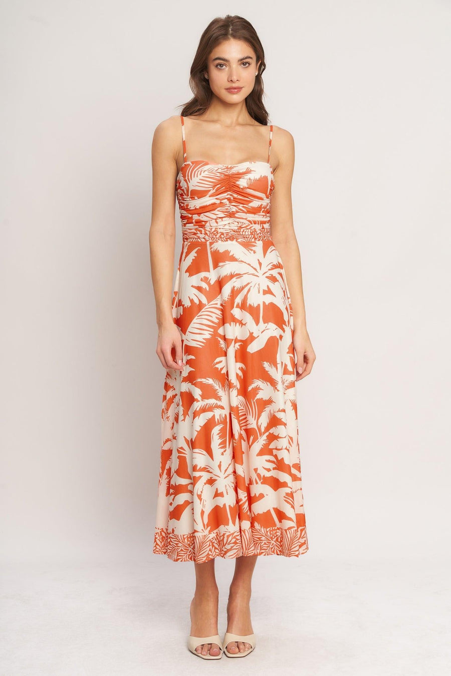 HEATWAVE RESORT POWER MESH MIDI DRESS - Glamourous Grace
