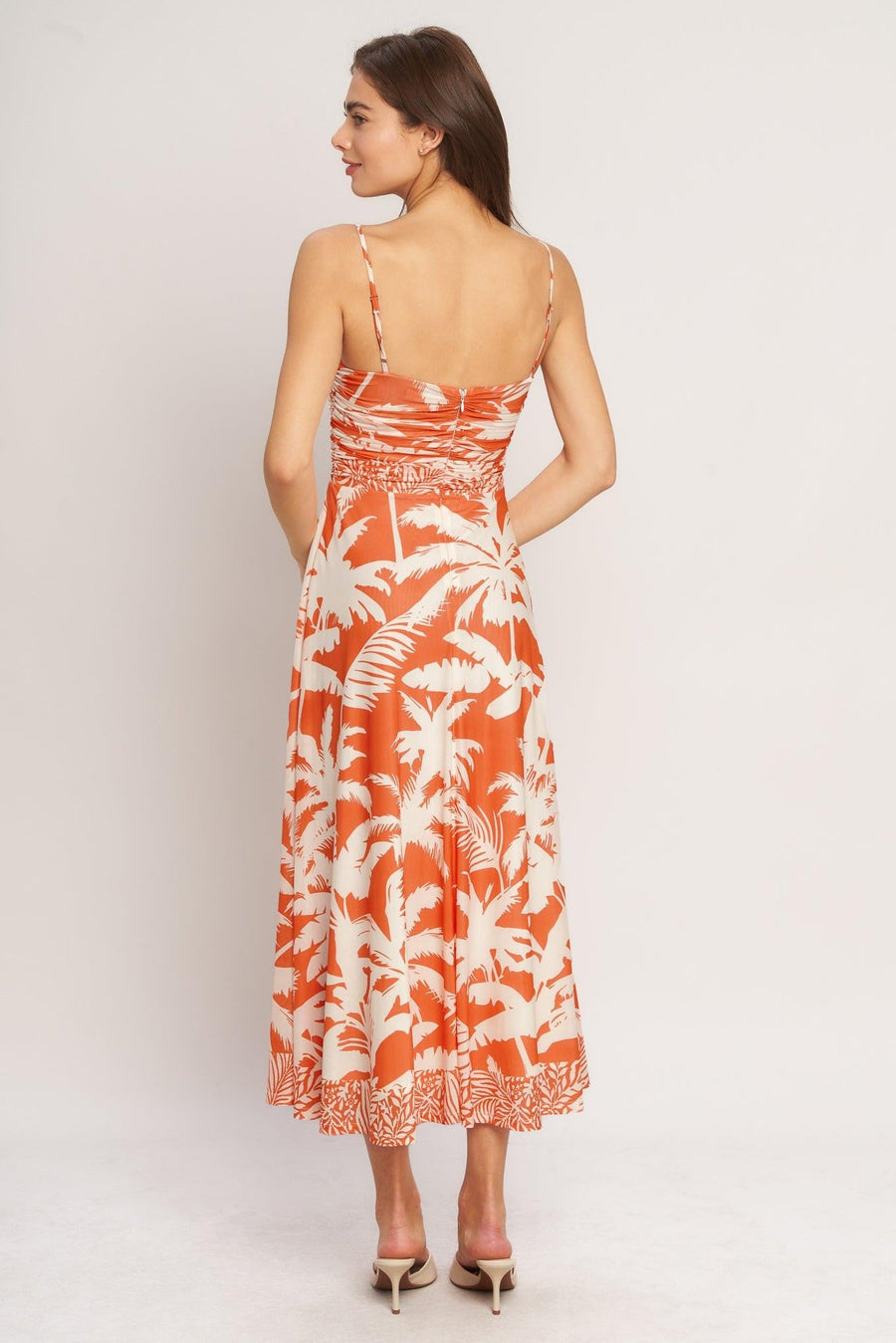 HEATWAVE RESORT POWER MESH MIDI DRESS - Glamourous Grace