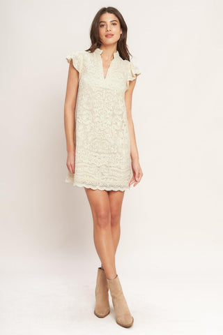 EFFORTLESSLY ROMANTIC WOVEN MINI DRESS - Glamourous Grace
