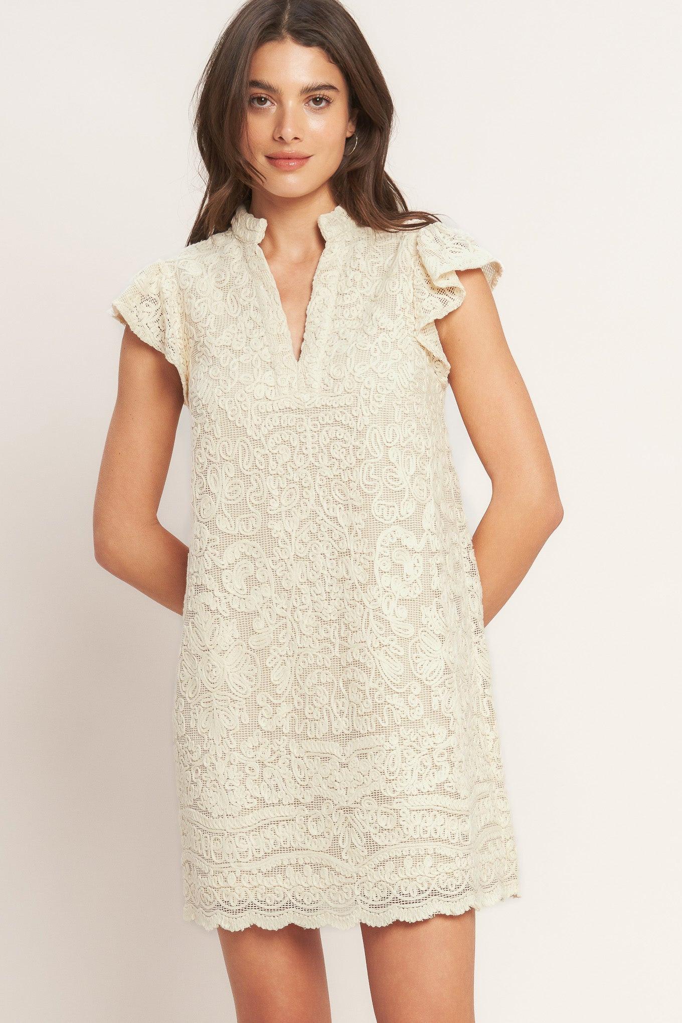 EFFORTLESSLY ROMANTIC WOVEN MINI DRESS - Glamourous Grace