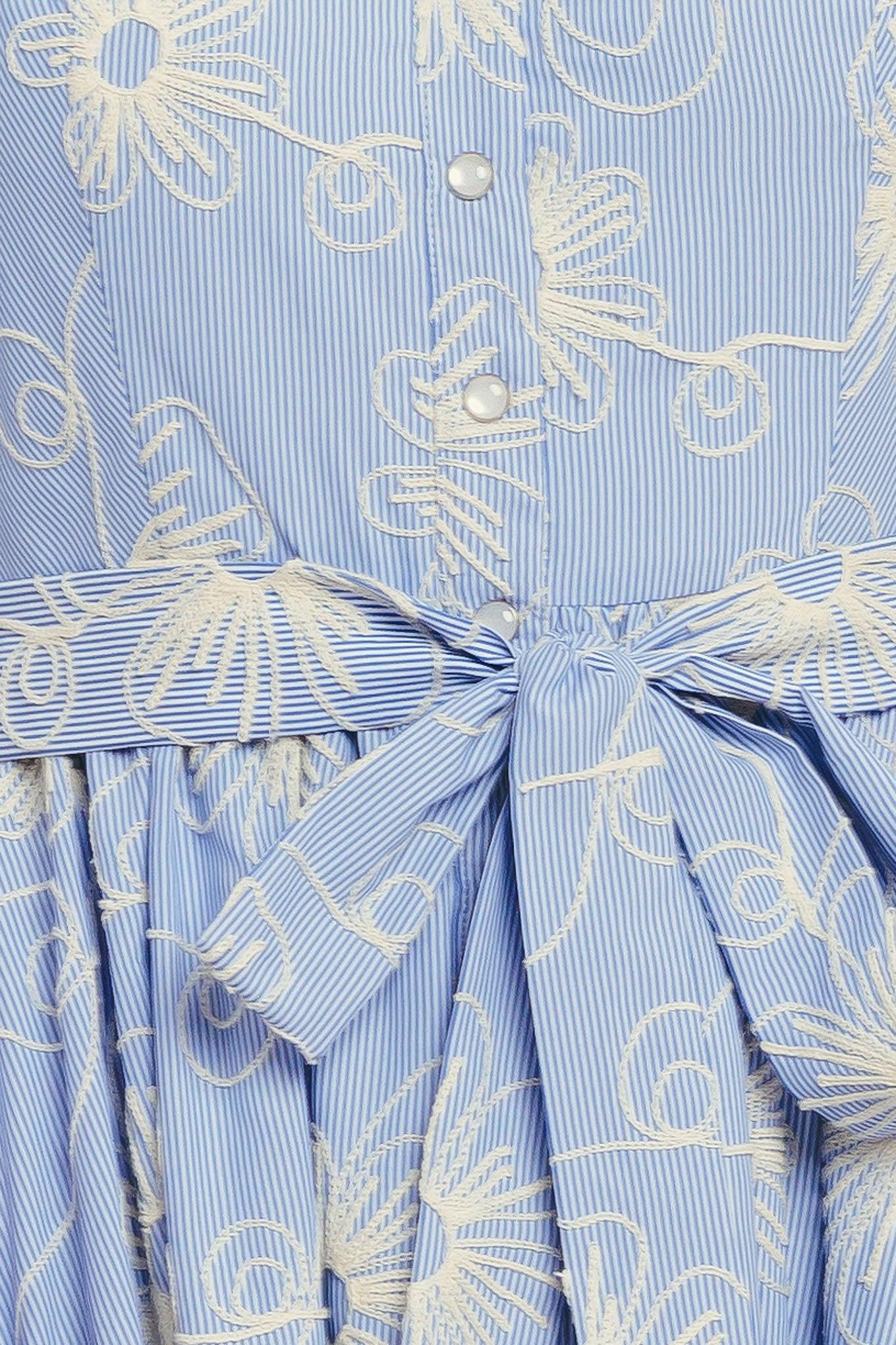 SUMMER SKETCH FLORA WOVEN MIDI DRESS - Glamourous Grace