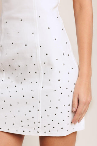 CITY TO COAST WOVEN MINI DRESS - Glamourous Grace