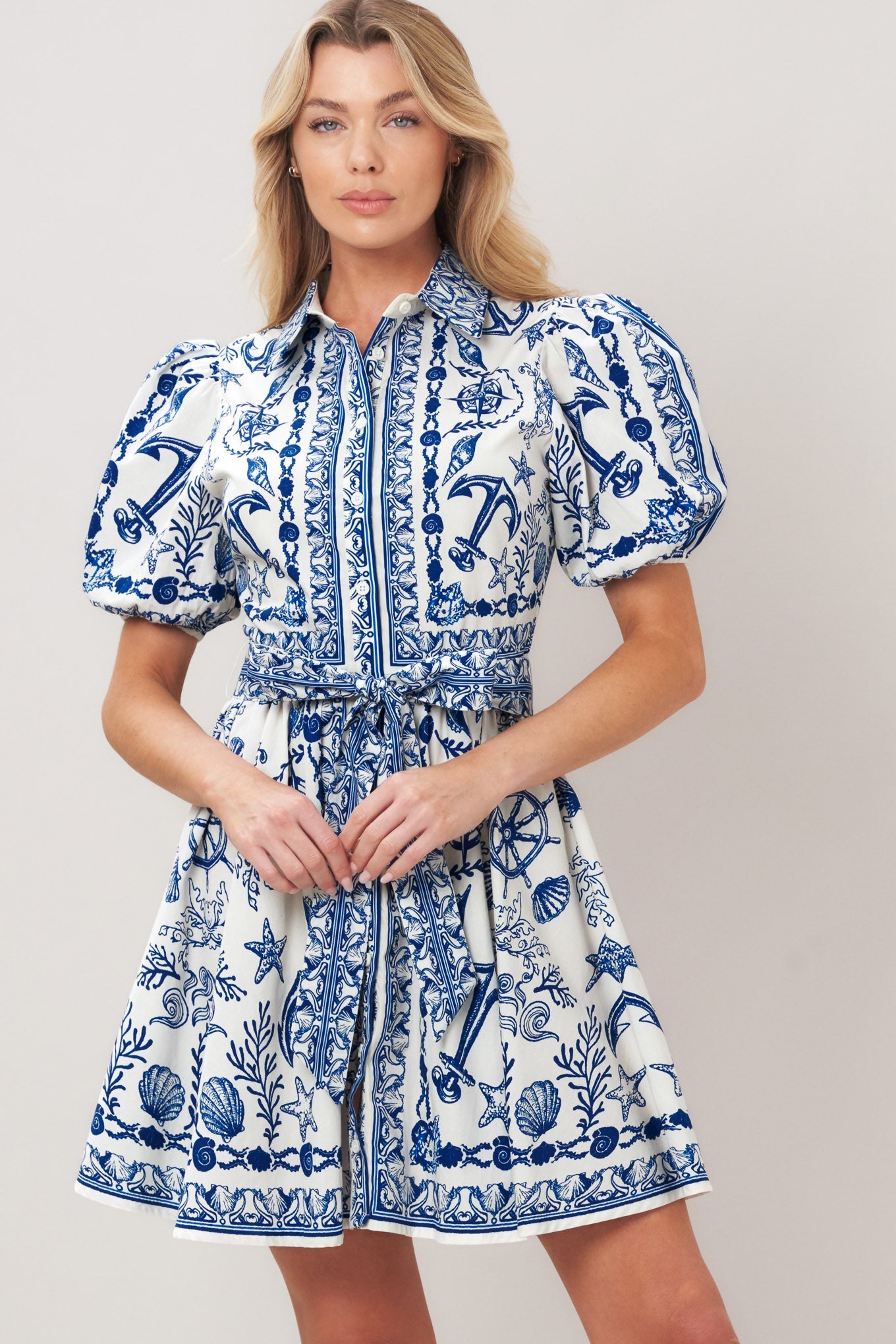 ISLAND PULSE WOVEN MINI DRESS - Glamourous Grace