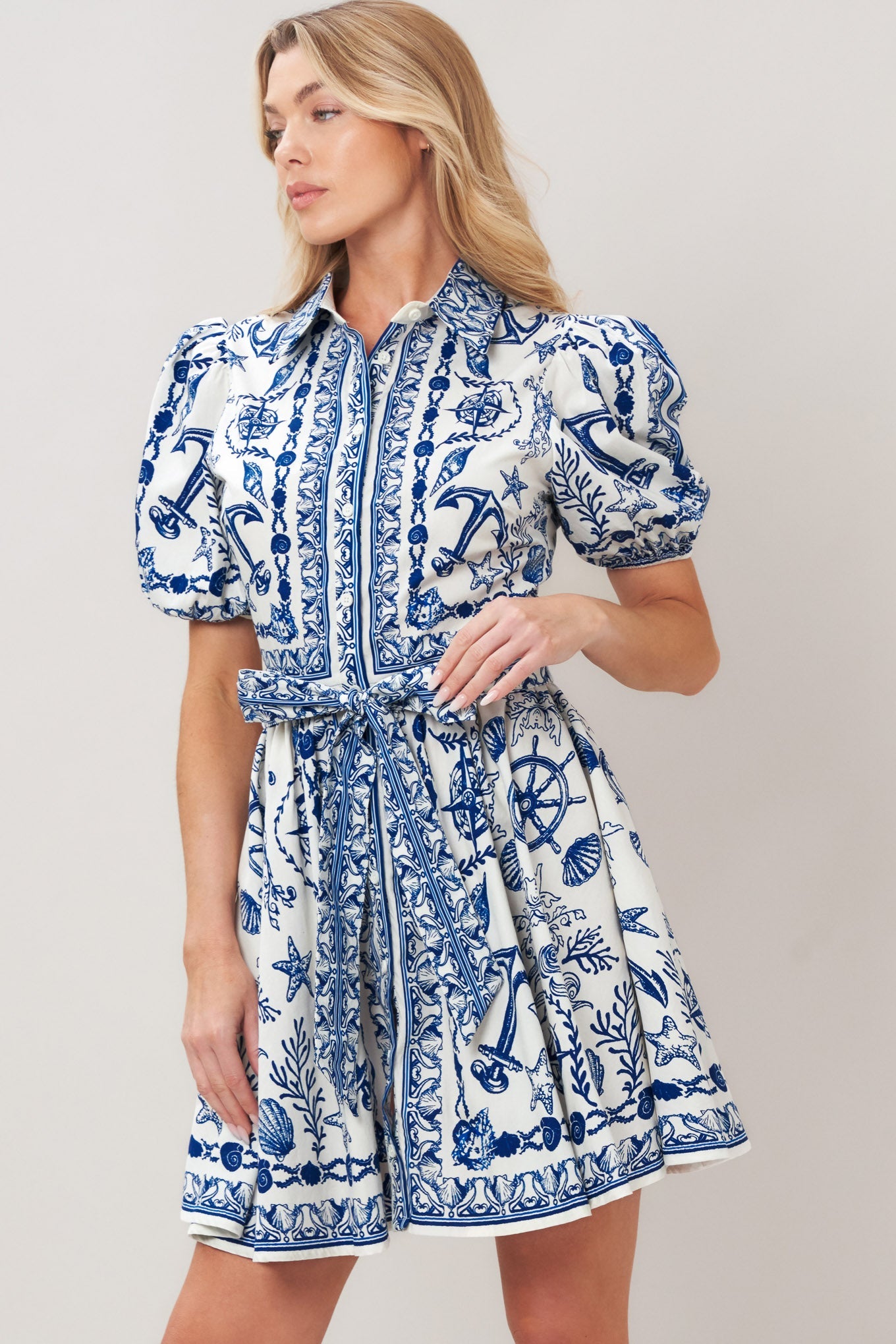 ISLAND PULSE WOVEN MINI DRESS - Glamourous Grace