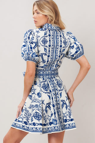 ISLAND PULSE WOVEN MINI DRESS - Glamourous Grace