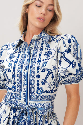 ISLAND PULSE WOVEN MINI DRESS - Glamourous Grace