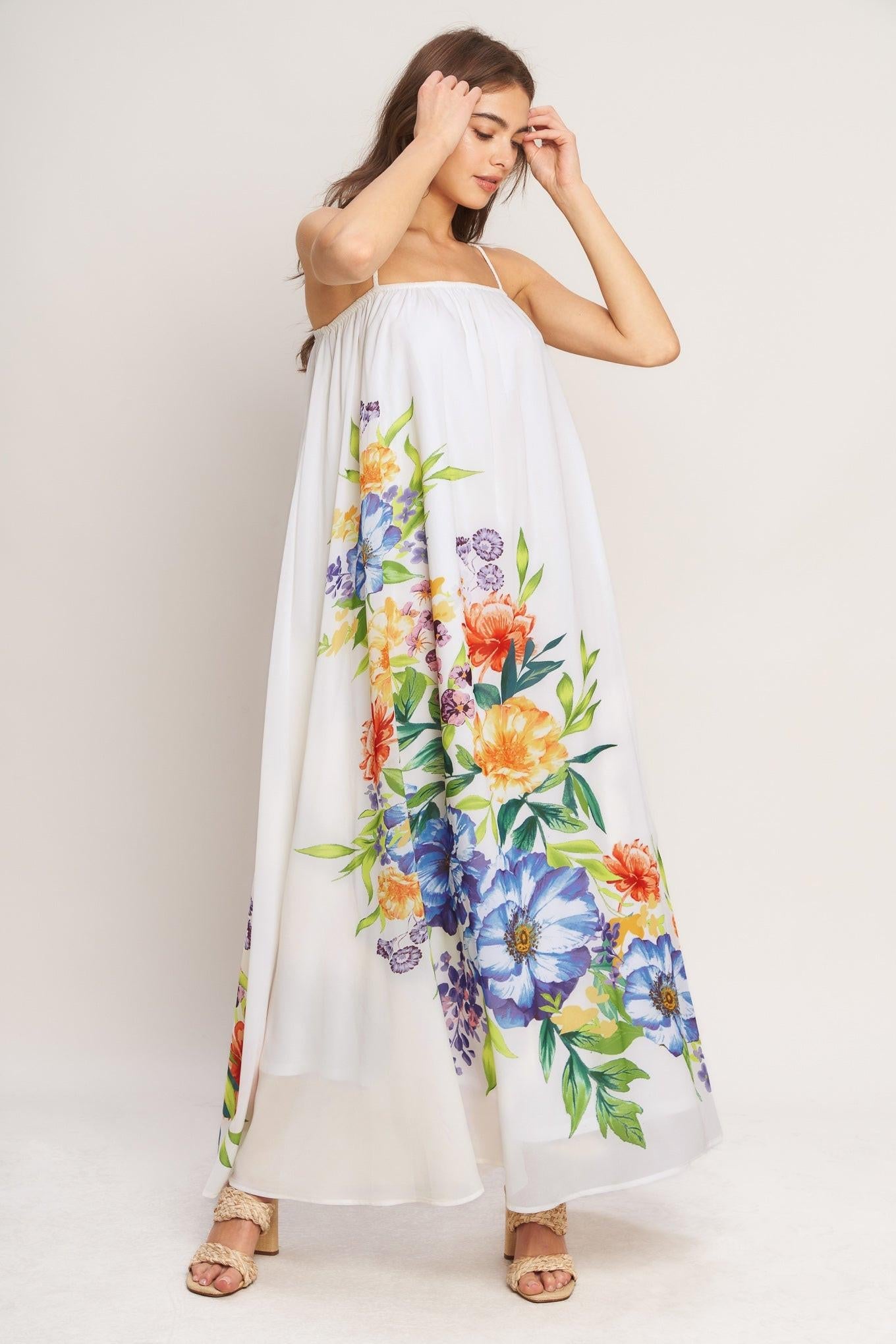 GARDEN AIR WOVEN ANKLE DRESS - Glamourous Grace