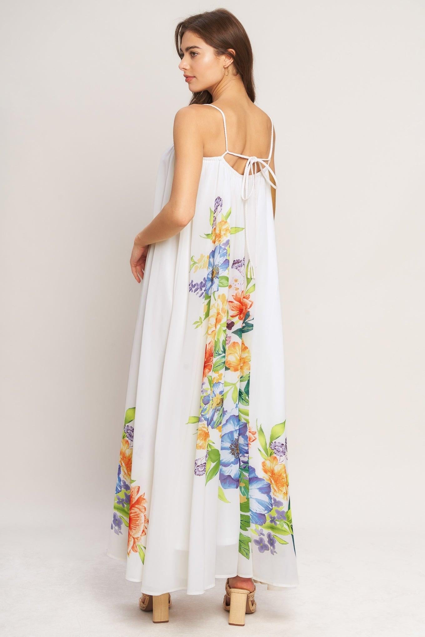 GARDEN AIR WOVEN ANKLE DRESS - Glamourous Grace