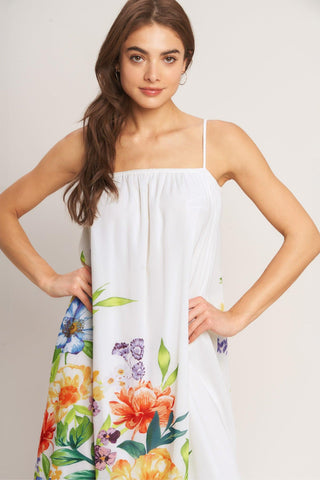 GARDEN AIR WOVEN ANKLE DRESS - Glamourous Grace