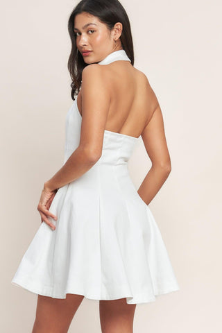 ALWAYS ADORABLE WOVEN MINI DRESS - Glamourous Grace