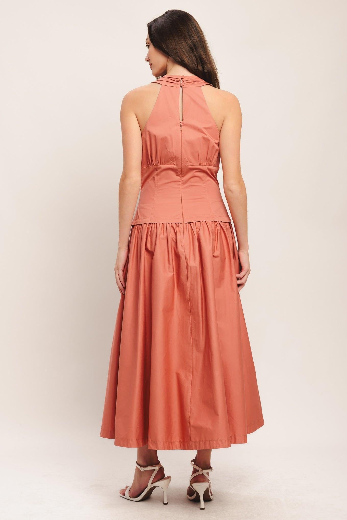 SUNSET MUSE WOVEN MIDI DRESS - Glamourous Grace