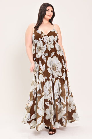 DESERT BLOOM WOVEN MAXI DRESS - Glamourous Grace