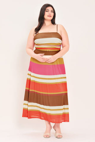 HEAT WAVES POWER MESH MIDI DRESS - Glamourous Grace