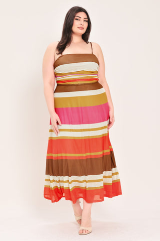HEAT WAVES POWER MESH MIDI DRESS - Glamourous Grace