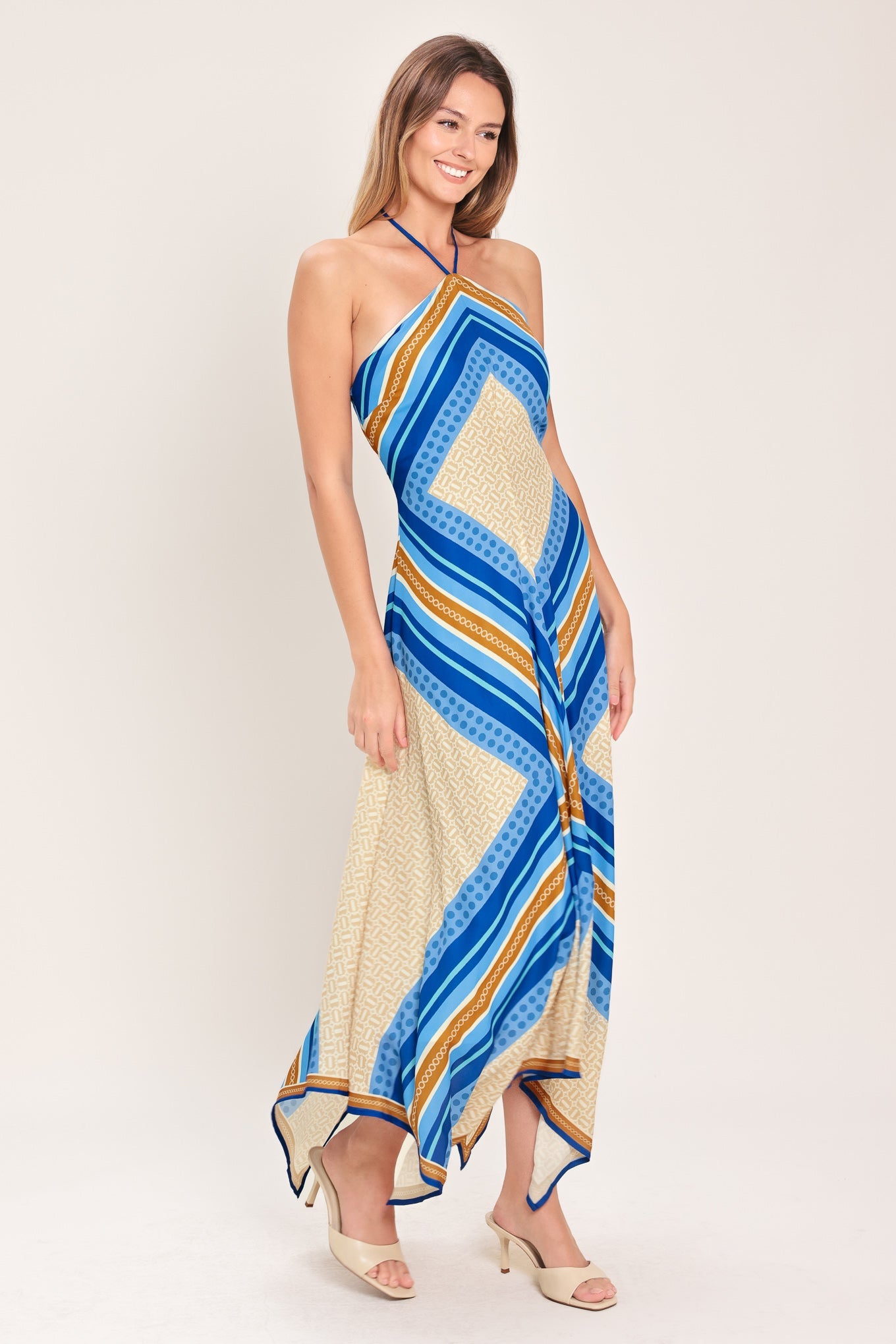 PARADISE CODE WOVEN MIDI DRESS - Glamourous Grace