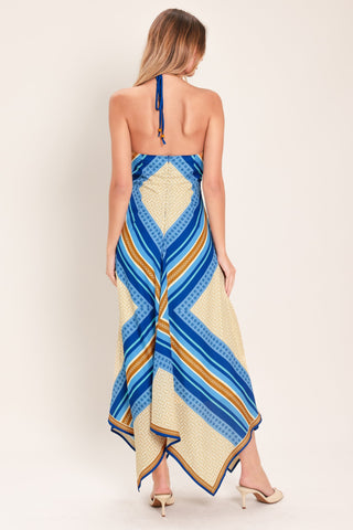 PARADISE CODE WOVEN MIDI DRESS - Glamourous Grace