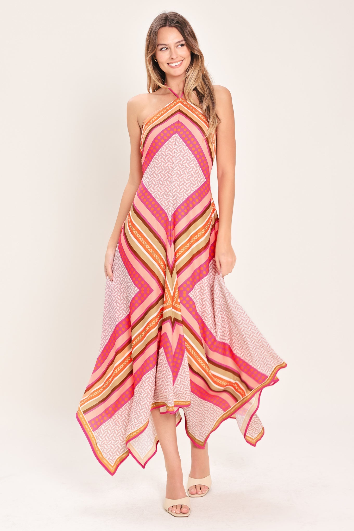 PARADISE CODE WOVEN MIDI DRESS - Glamourous Grace