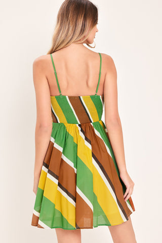 SUMMER NIGHTS WOVEN MINI DRESS - Glamourous Grace