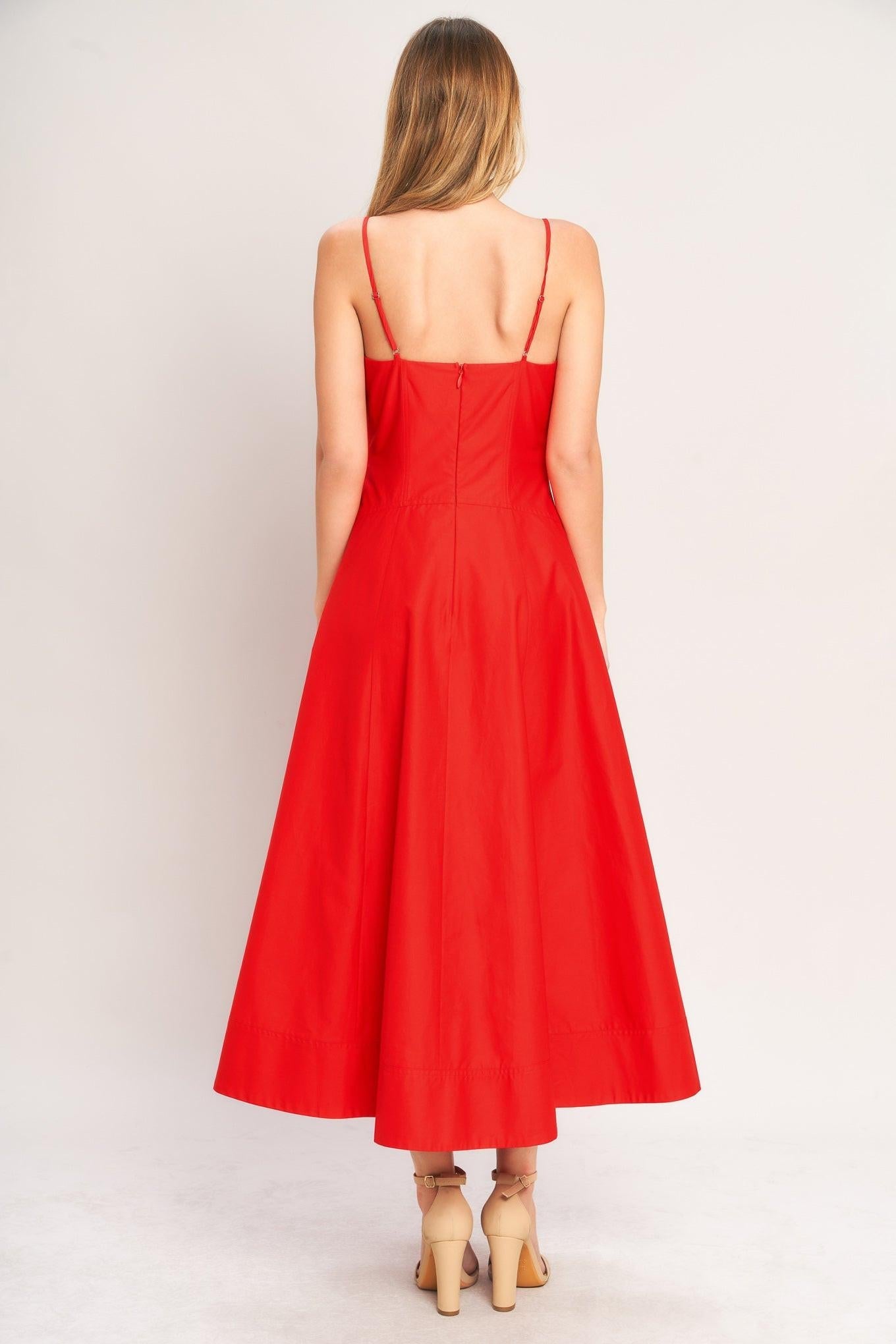 SUMMER CITY WOVEN MIDI DRESS - Glamourous Grace