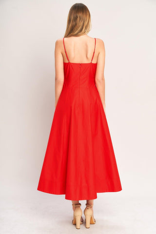 SUMMER CITY WOVEN MIDI DRESS - Glamourous Grace
