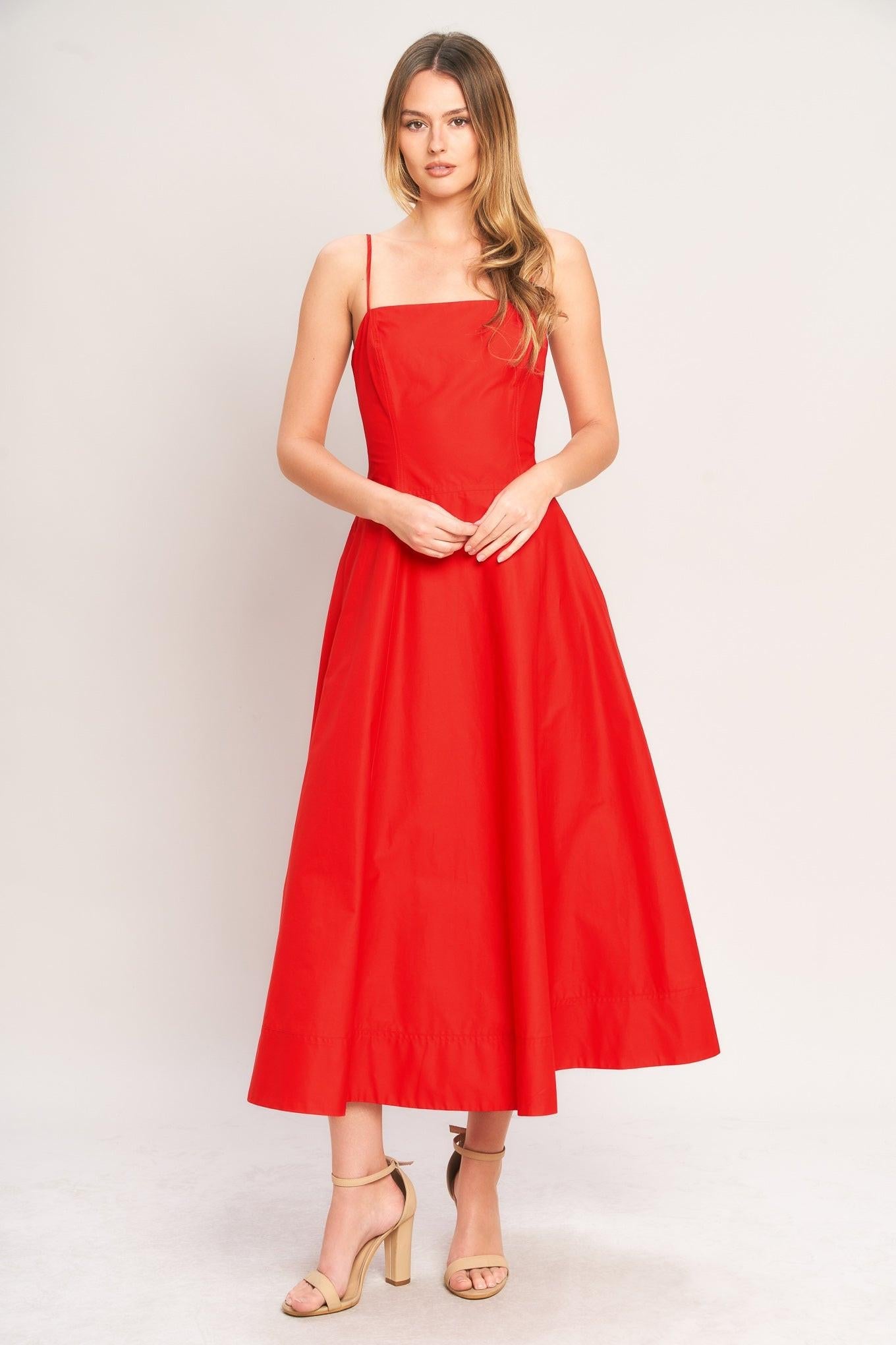 SUMMER CITY WOVEN MIDI DRESS - Glamourous Grace