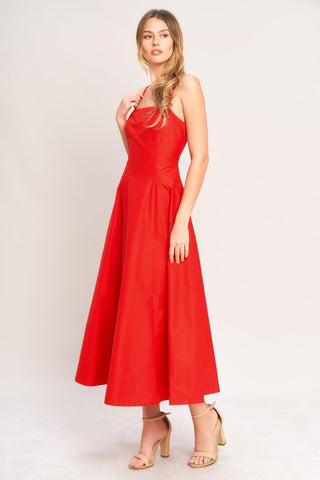 SUMMER CITY WOVEN MIDI DRESS - Glamourous Grace