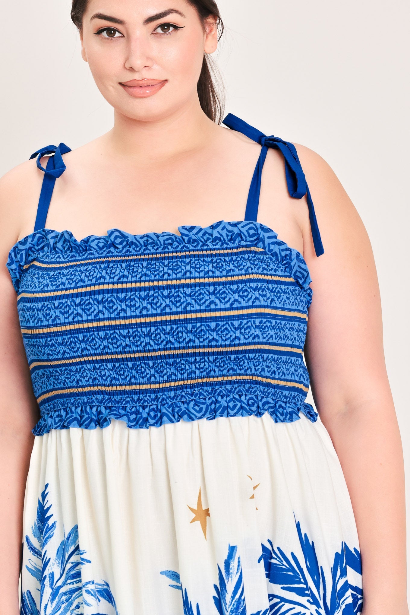 PALM ESCAPE WOVEN MAXI DRESS - Glamourous Grace