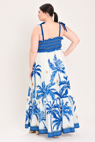 PALM ESCAPE WOVEN MAXI DRESS - Glamourous Grace