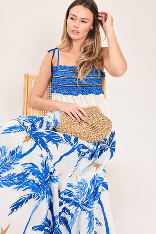 PALM ESCAPE WOVEN MAXI DRESS - Glamourous Grace