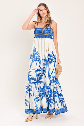 PALM ESCAPE WOVEN MAXI DRESS - Glamourous Grace