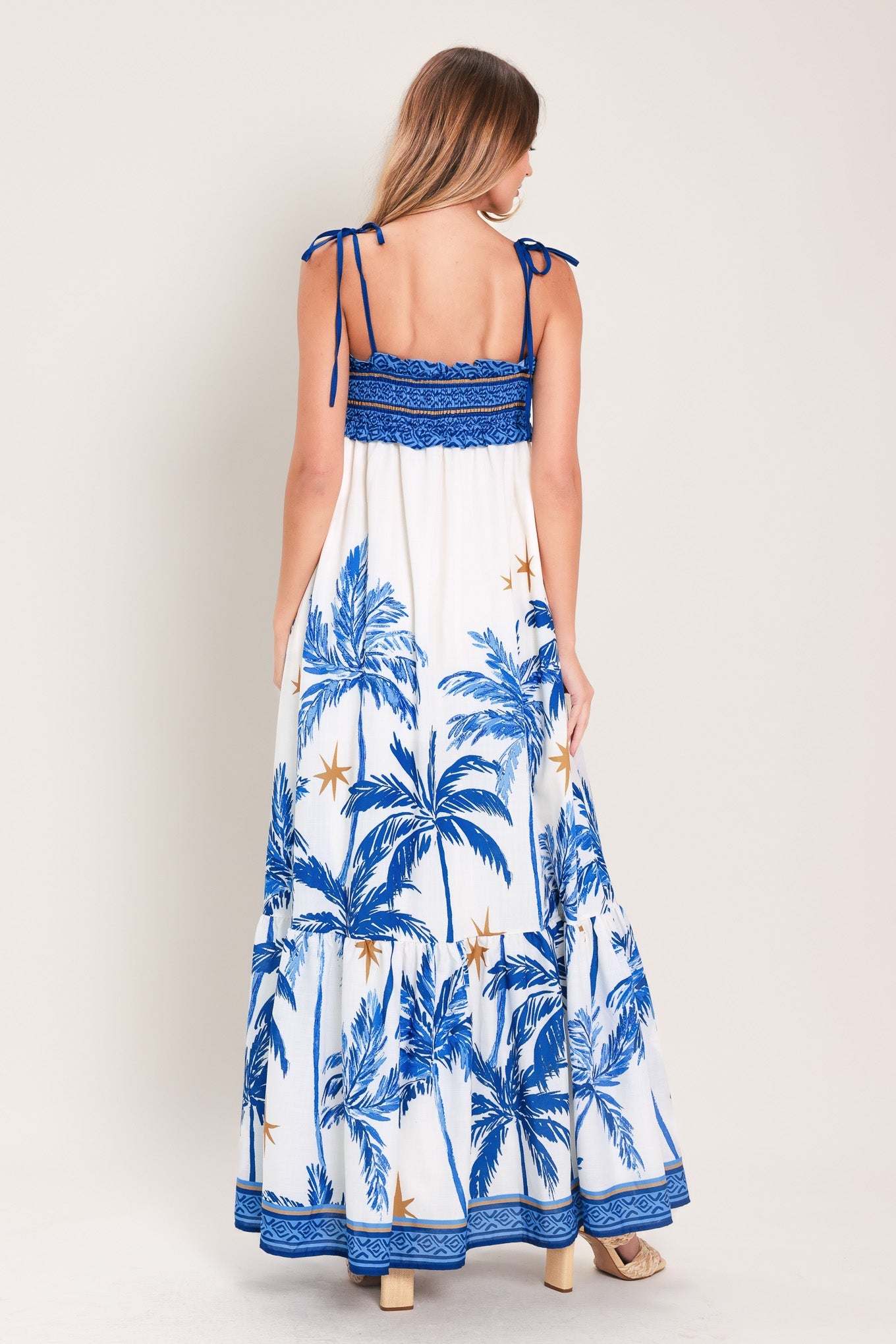 PALM ESCAPE WOVEN MAXI DRESS - Glamourous Grace