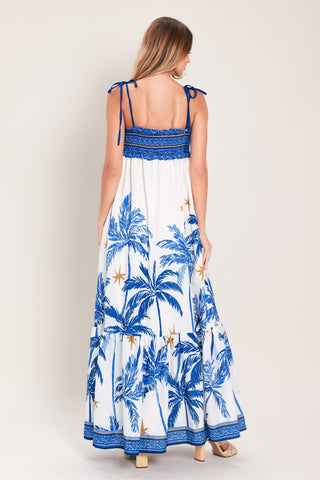 PALM ESCAPE WOVEN MAXI DRESS - Glamourous Grace