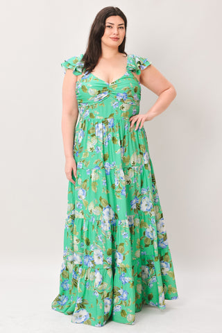 FRESH BLOSSOM WOVEN MAXI DRESS - Glamourous Grace