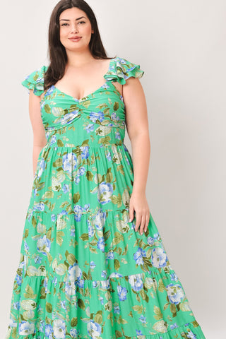 FRESH BLOSSOM WOVEN MAXI DRESS - Glamourous Grace