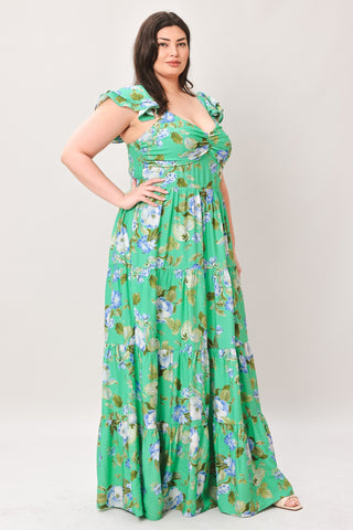 FRESH BLOSSOM WOVEN MAXI DRESS - Glamourous Grace
