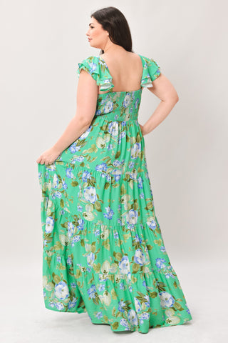 FRESH BLOSSOM WOVEN MAXI DRESS - Glamourous Grace