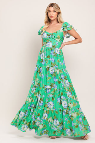 FRESH BLOSSOM WOVEN MAXI DRESS - Glamourous Grace