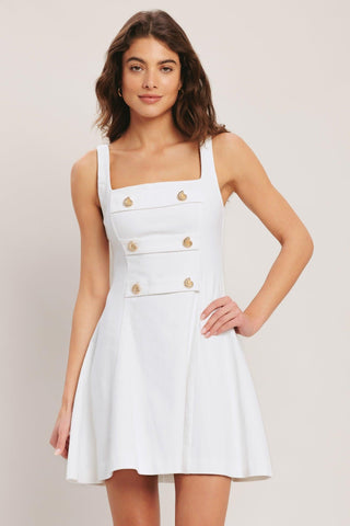 COASTAL CHIC WOVEN MINI DRESS - Glamourous Grace