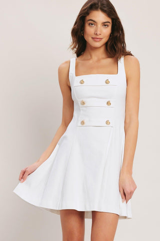 COASTAL CHIC WOVEN MINI DRESS - Glamourous Grace