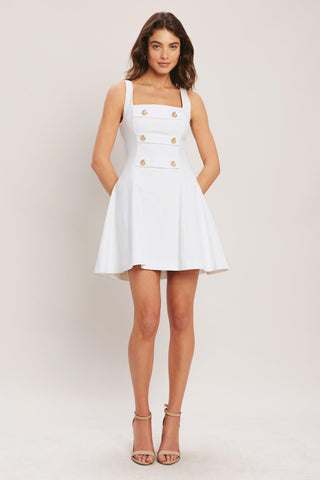 COASTAL CHIC WOVEN MINI DRESS - Glamourous Grace