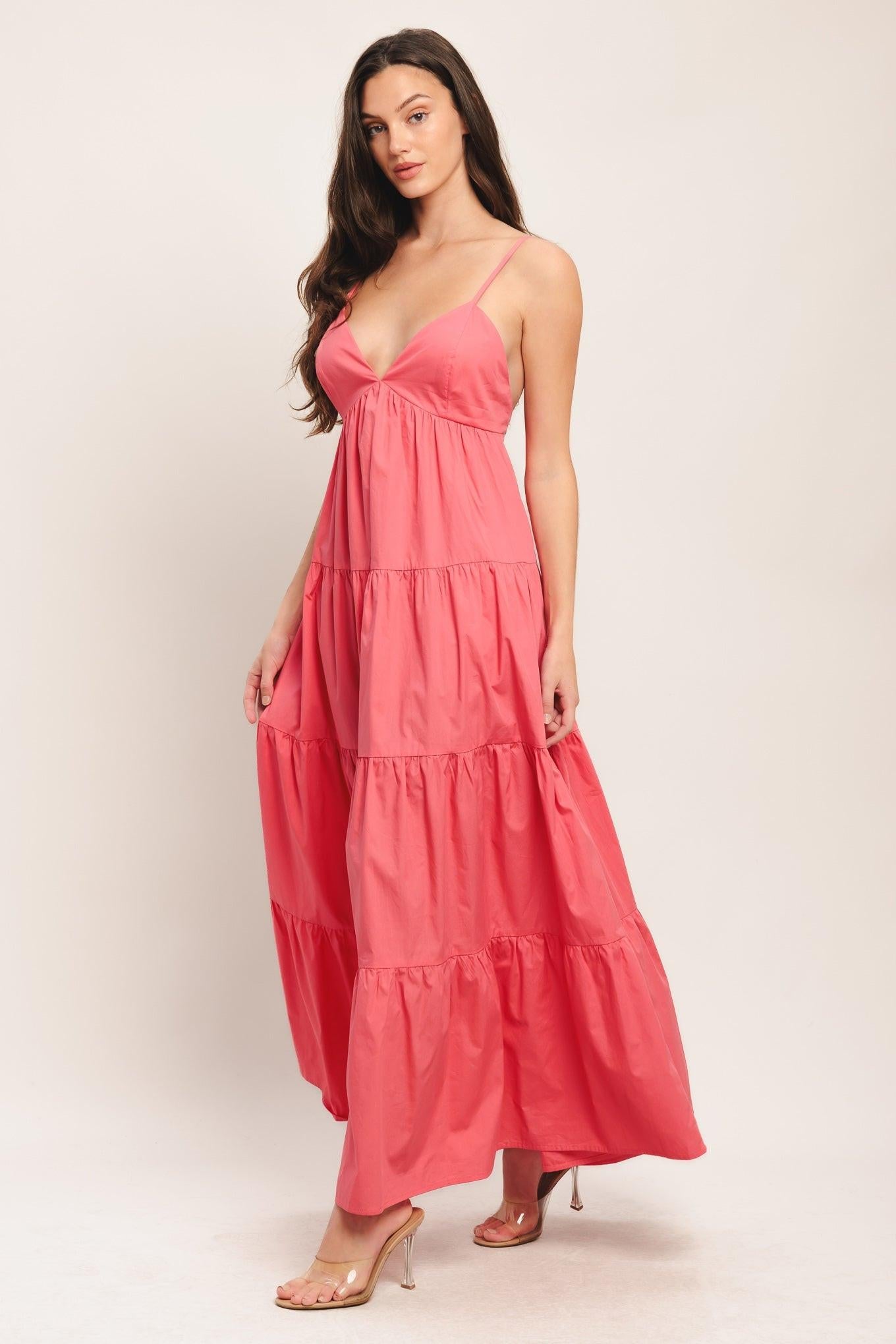 SWEET ALLURE WOVEN ANKLE DRESS - Glamourous Grace