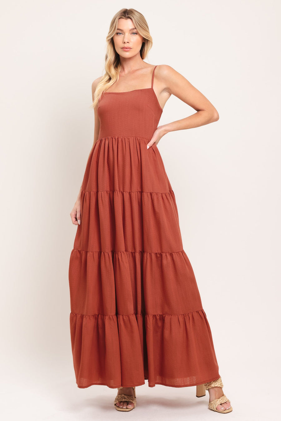 DESERT SUN WOVEN MAXI DRESS - Glamourous Grace