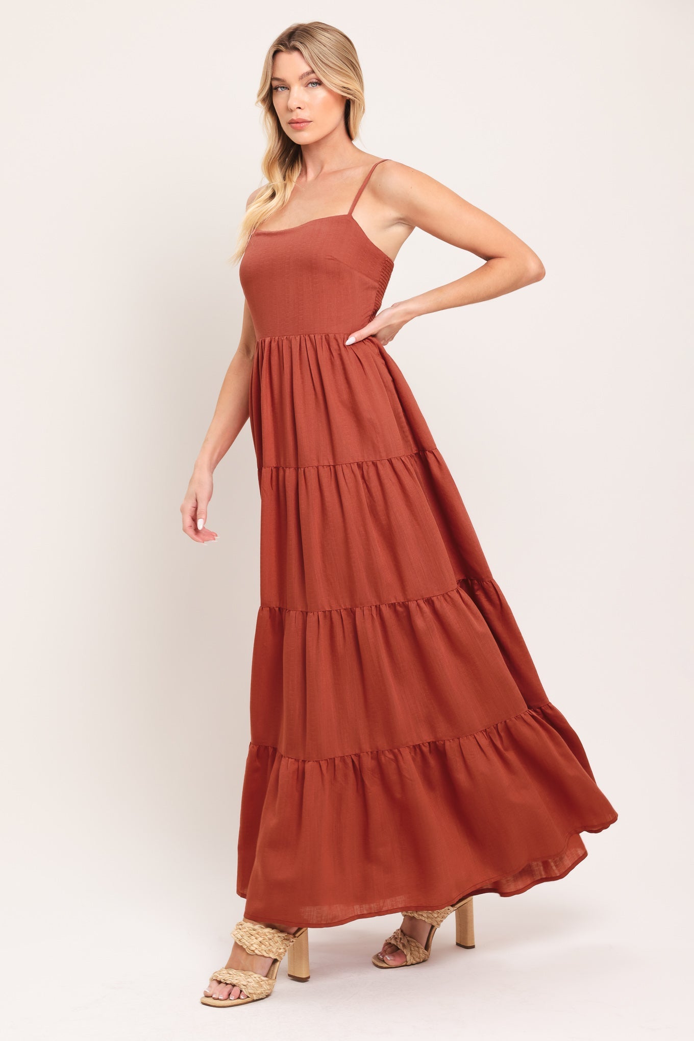 DESERT SUN WOVEN MAXI DRESS - Glamourous Grace