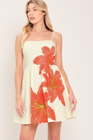 SUNKISSED FLORA WOVEN MINI DRESS - Glamourous Grace