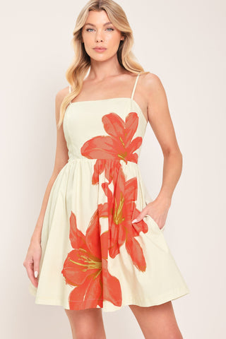 SUNKISSED FLORA WOVEN MINI DRESS - Glamourous Grace