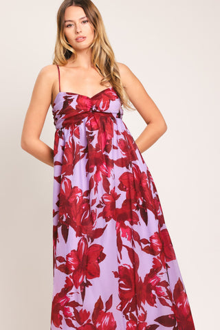 LOVE BLOSSOM WOVEN ANKLE DRESS - Glamourous Grace