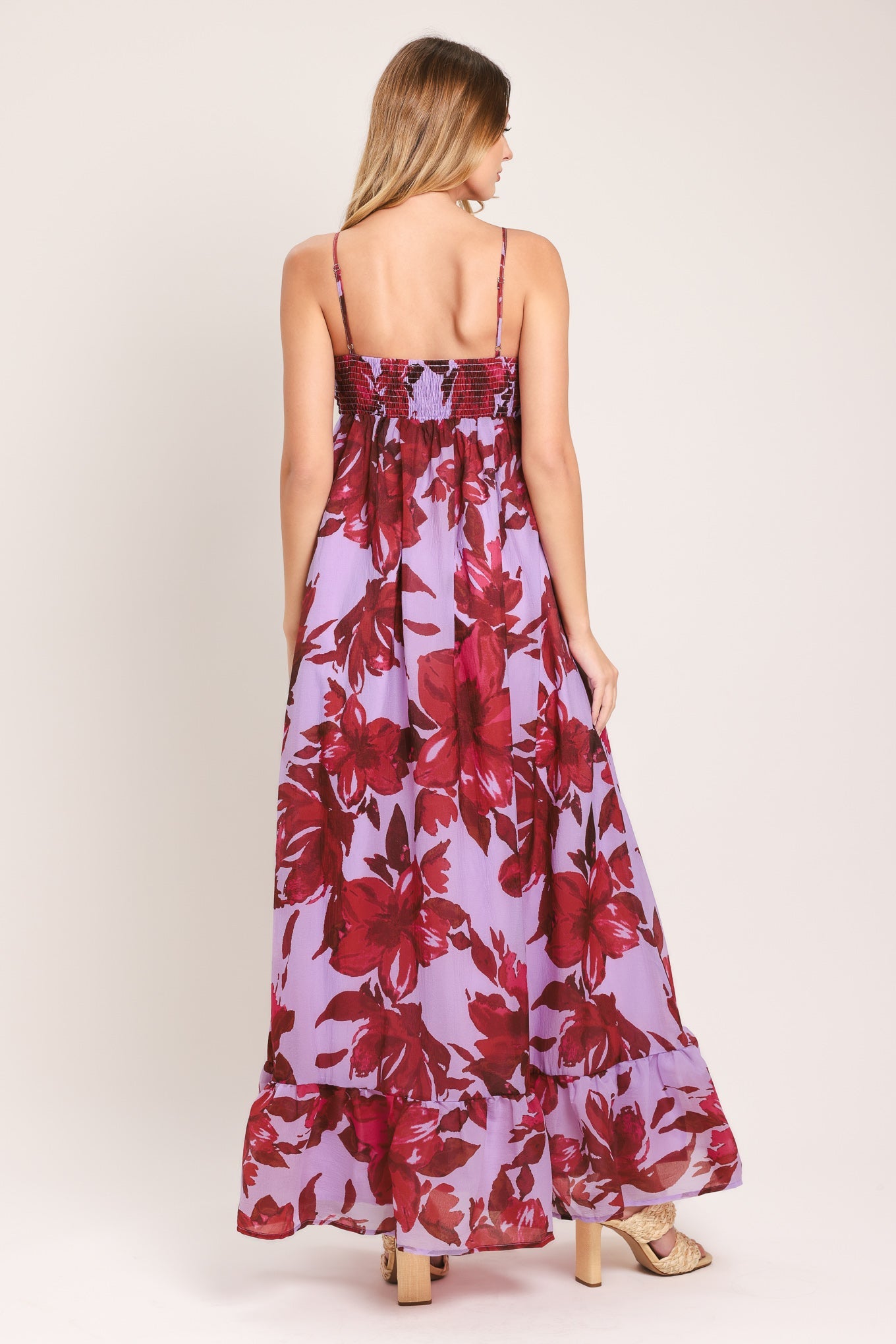 LOVE BLOSSOM WOVEN ANKLE DRESS - Glamourous Grace