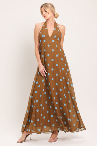 DOTTY LOVE WOVEN MIDI DRESS - Glamourous Grace LLC